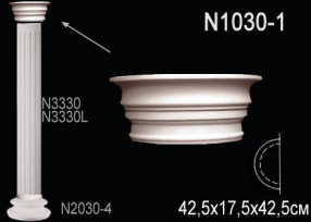 Капитель из полиуретана Perfect (N 1030-1)